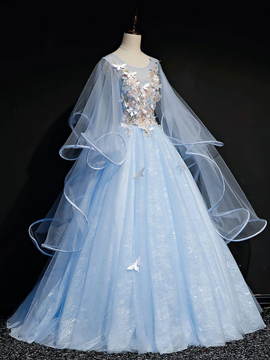 Elegant Navy Blue Modest Evening Gown 22881L - Neva-style.com